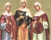 Sfintele Mucenite Agapi, Hionia si Irina