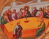 Biserica de lemn din Borza - Cina cea de Taina 