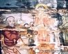 Biserica de lemn Sfintii Arhangheli din Cupseni - Judecarea lui Hristos la Pilat 