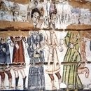 Biserica de lemn din Dobricu Lapusului - Iisus adus la Caiafa 