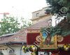 Pelerini la biserica Sfantul Mina din Bucuresti