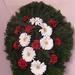 Coroana funerara din gerbera si crizanteme