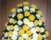 Coroana funerara din gerbera